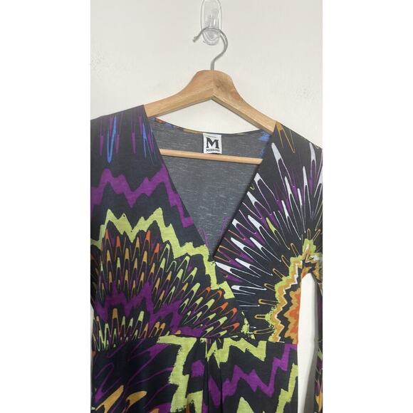 Missoni Abstract‎ V-Neck Bell-Sleeve Dana Dress Size 4 - Picture 12 of 12